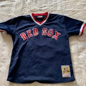 Mens Mitchell and Ness Ted Williams Jersey Size Large